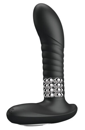 Pretty Love Massager Rotation & Vibrating Function Black - Prostatas masieris ar tālvadību 1