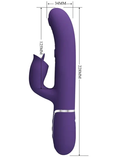 Pretty Love Rabbit Vibrator With Licking - Trušu vibrators 2