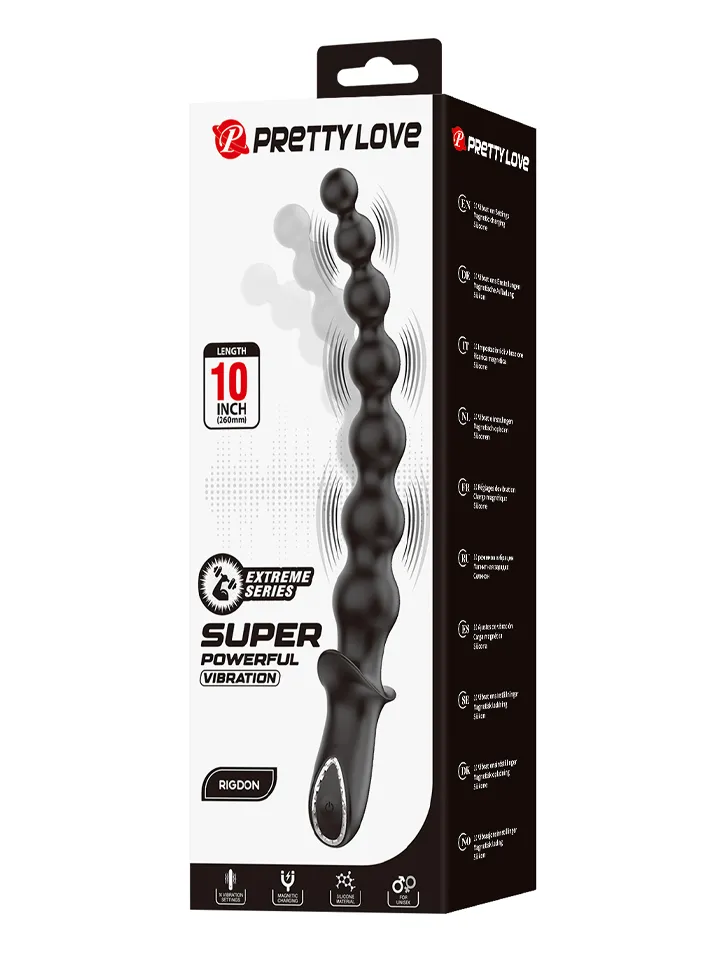 Pretty Love Rigdon Anal Beads With Vibration - Vibrējošas anālās krelles 4 [full]