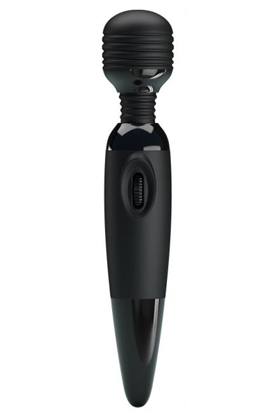 Pretty Love Sensual Massager Black - Burvju nūjiņa / masāžas zizlis 2