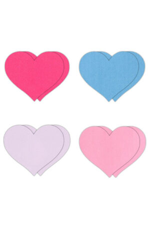 Pretty Pasties Heart II Assorted 4 Pair - Sprauslu pārsegi 1