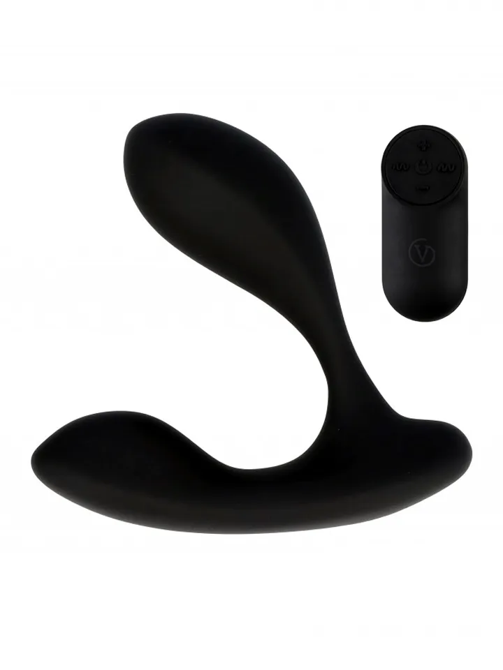Prostatic Vibrator With Remote Black - Prostatas vibrators 1 [full]