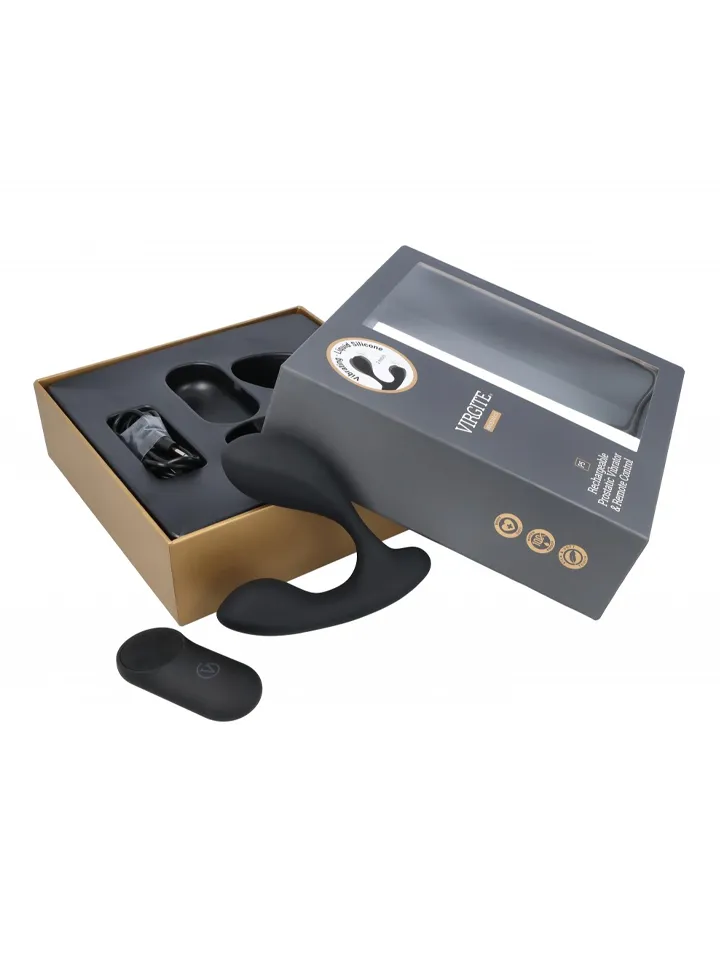Prostatic Vibrator With Remote Black - Prostatas vibrators 4 [full]