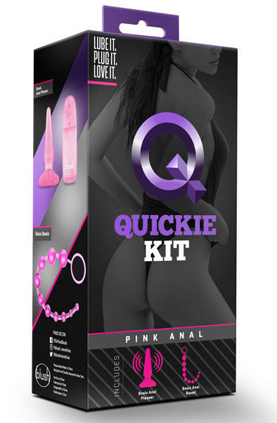 Quickie Kit Pink Anal Kit - Anālā spraudņa komplekts 2