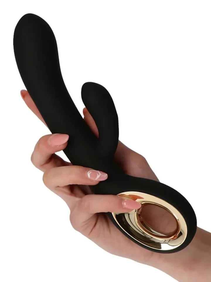 Rabbit Vibrator Handy Two Touch Grip Black - Trušu vibrators 1 [full]