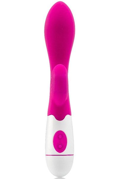 Rabbit Vibrator USB-Rechargeable Pink 20cm - Trušu vibrators 2