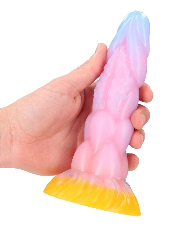 Rainbow Canine Silicone Butt Plug - Anālais spraudnis 1 [full]