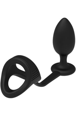 Ramrod Cockstrap With Anal Plug - Anālais spraudnis ar dzimumlocekļa gredzenu 1