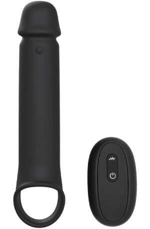 Ramrod Vibrating Extender With Remote 24 cm - Vibrējošs penisa pagarinātājs 1