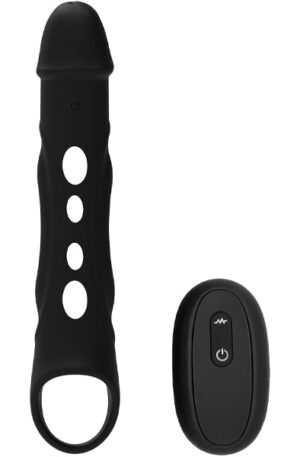 Ramrod Vibrating Extender With Remote 26 cm - Vibrējošs penisa pagarinātājs 1