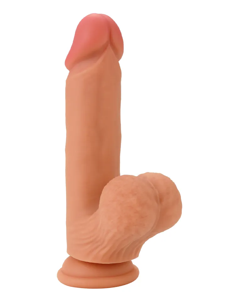 Realistic Dildo Liquid Silicone 21 cm - Dzīvīgs dildo 4
