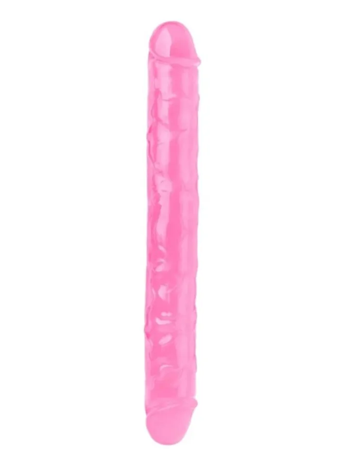 Realistic Penis Crystal Jellies Pink 30,5 cm - Dubultā dildo 1 [full]