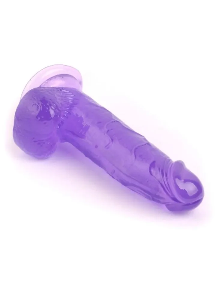Realistic Penis Crystal Jellies Purple 20 cm - Dildo 2 [full]