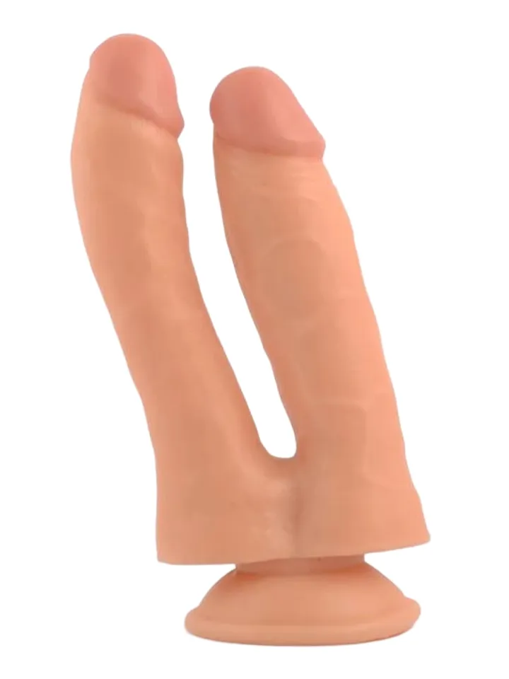 Realistic Penis Double Penetration 18,5 cm - Dubultā dildo 1 [full]