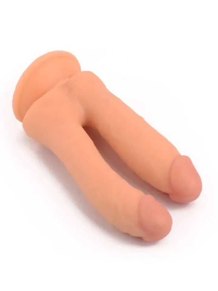 Realistic Penis Double Penetration 18,5 cm - Dubultā dildo 2 [full]
