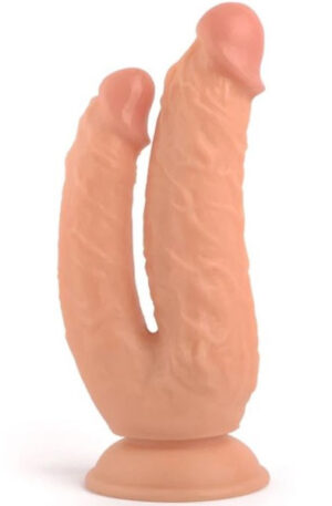 Realistic Penis Double Penetration Flesh 21 cm - Dubultā dildo deva 1