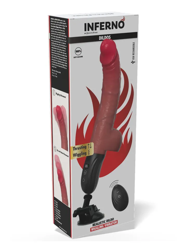 Realistic Thrusting & Wiggling Vibrator - Vibrējošs dildo 6 [full]