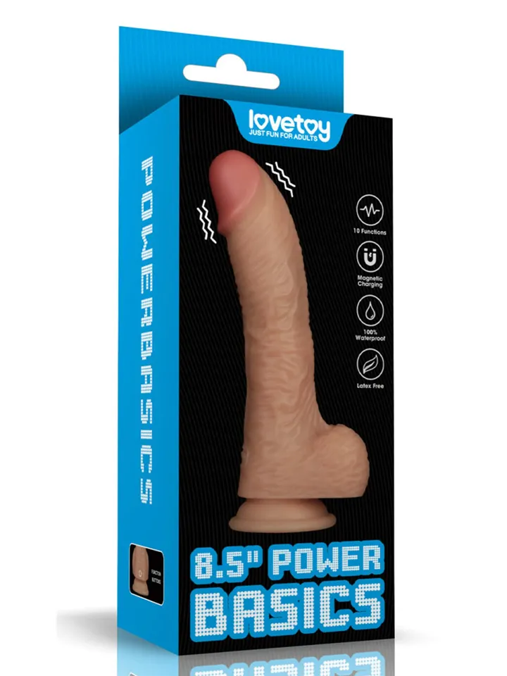 Realistic Vibrating Power Cock 22 cm - Vibrējošs dildo 6 [full]