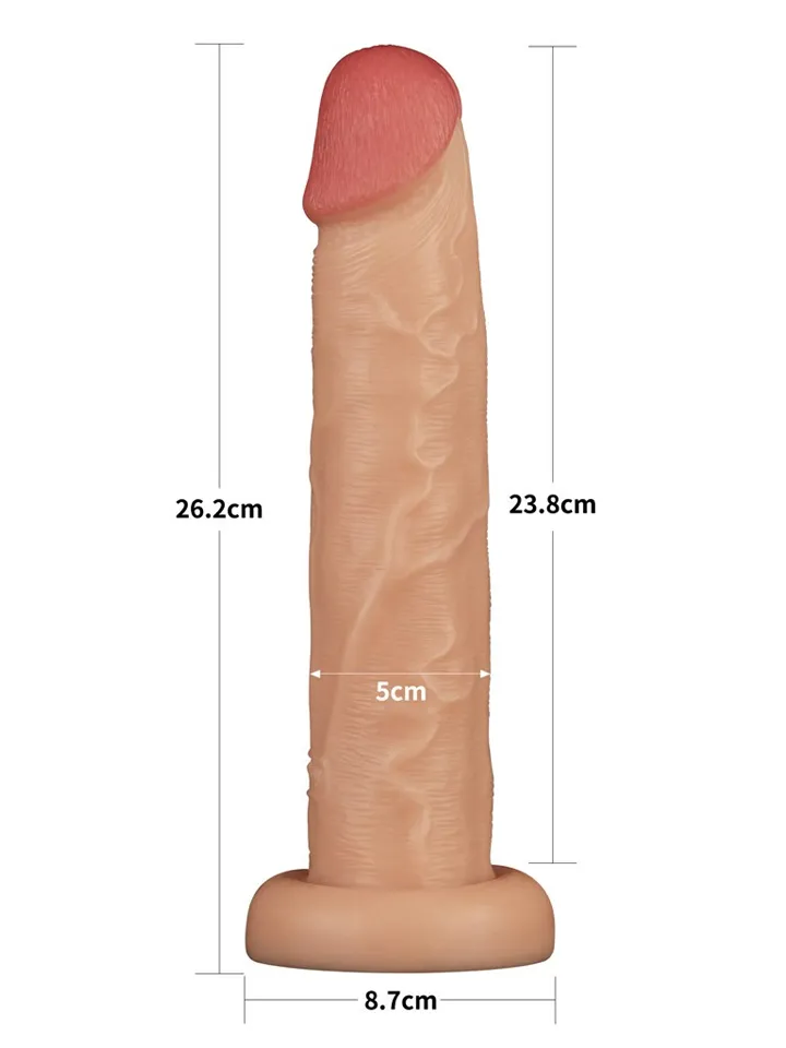 Realistic Vibrating Power Cock 26,2 cm - Vibrējošs dildo 2 [full]