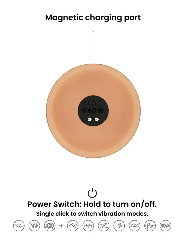 Realistic Vibrating Power Cock 26,2 cm - Vibrējošs dildo 3 [full]