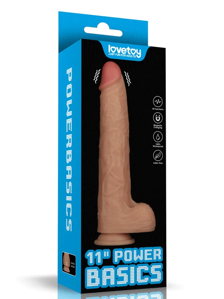 Realistic Vibrating Power Cock 28,3 cm - Vibrējošs dildo 6 [full]
