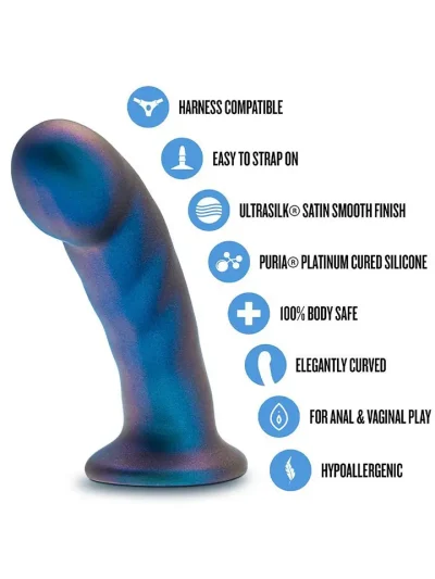 Rebellion Peg Blue Erotic 14,5 cm - Dildo 3