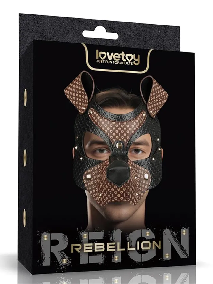 Rebellion Reign Classic Pup Mask - BDSM maska 1 [full]