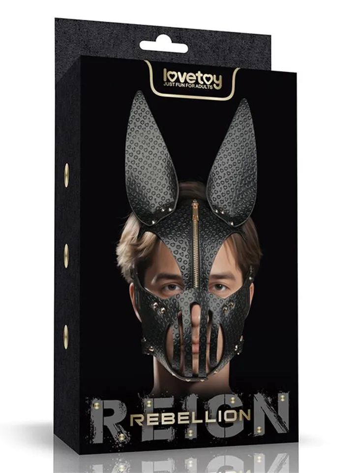 Rebellion Reign Dark Bunny Mask - BDSM maska 1 [full]