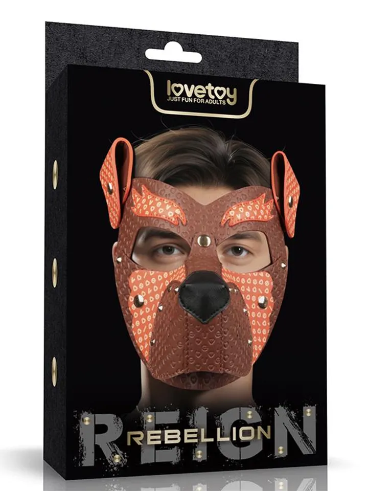 Rebellion Reign Fox Pup Mask - BDSM maska 1 [full]