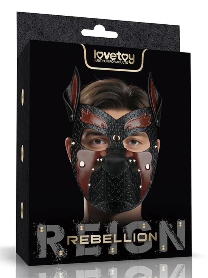 Rebellion Reign Howl Pup Mask - BDSM maska 1 [full]