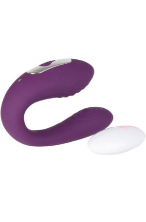 Rechargeable Couples Vibrator With Remote - Dzimumakta vibratori 1