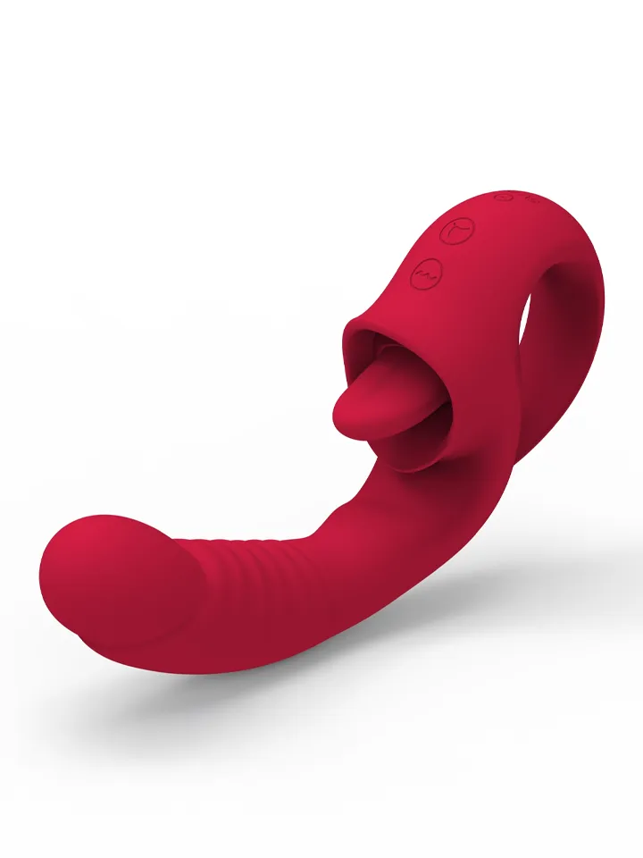 Rechargeable Licking 10-Functions Vibrator - Trušu vibrators 1 [full]