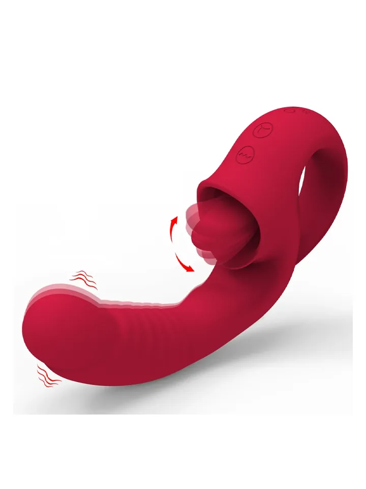 Rechargeable Licking 10-Functions Vibrator - Trušu vibrators 3 [full]