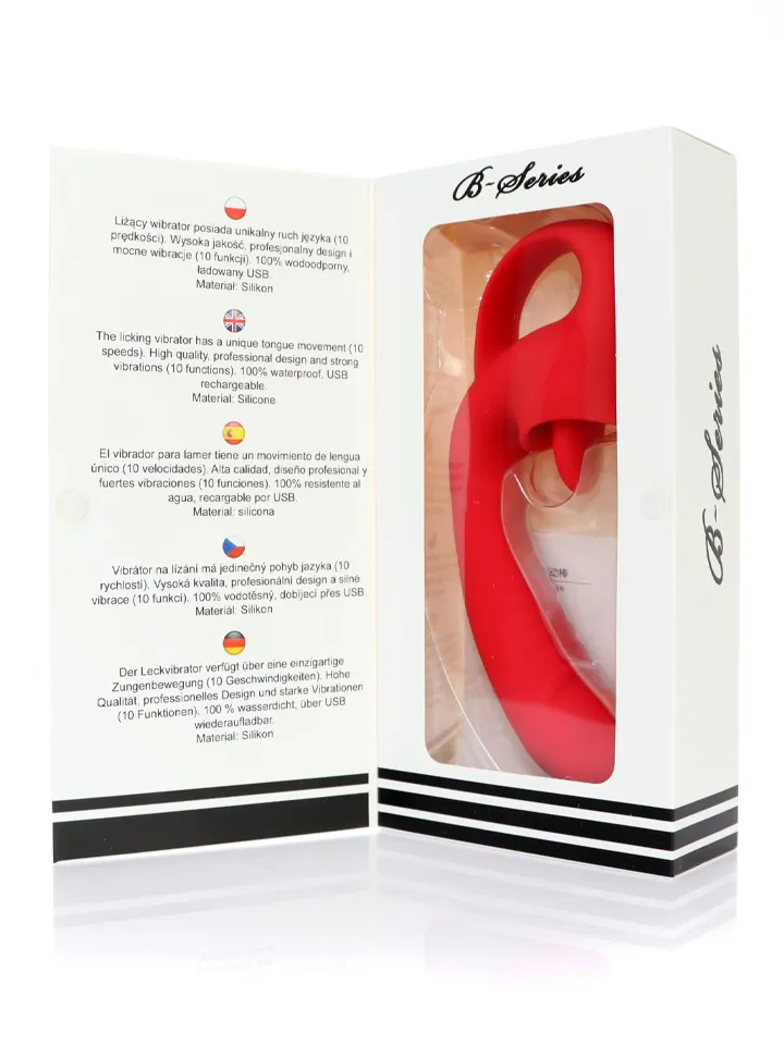 Rechargeable Licking 10-Functions Vibrator - Trušu vibrators 5