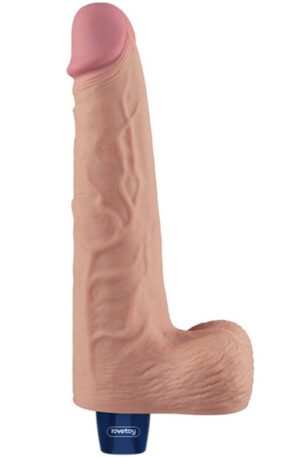 Rechargeable Vibrating Dildo 25,3 cm - Vibrējošs dildo 1