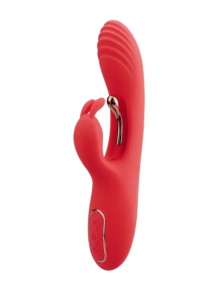 Red & Gold Flapping Rabbit Red - Trušu vibrators 1 [full]