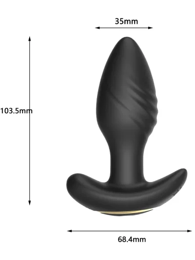 Remote Control Vibrating Butt Plug - Vibrējošs anālais spraudnis 2