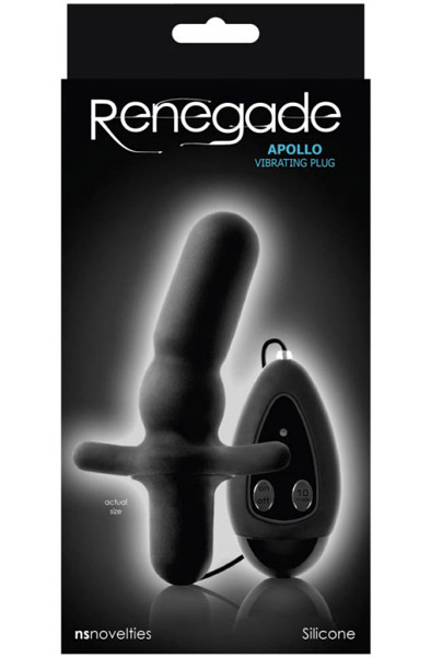 Renegade Apollo Vibrating Plug Black - Vibrējošs anālais spraudnis 2