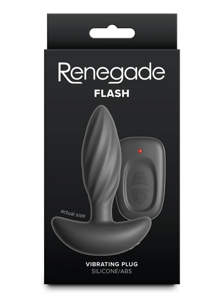 Renegade Flash Vibrating Buttplug - Vibrējošs anālais spraudnis 3 [full]