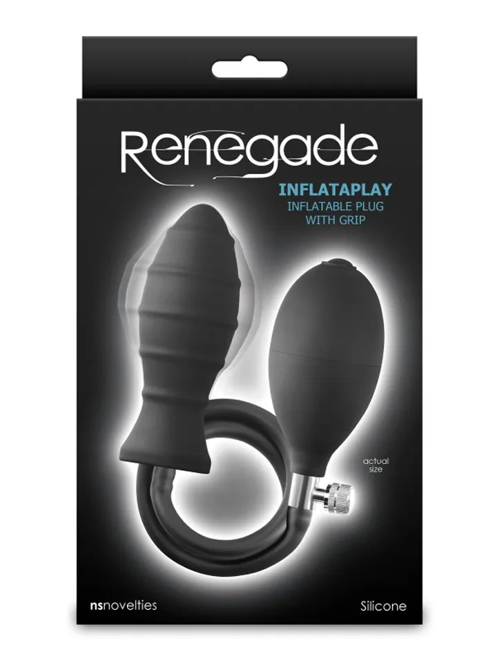 Renegade InflataPlay Inflatable Butt Plug - Piepūšams anālais spraudnis 3 [full]