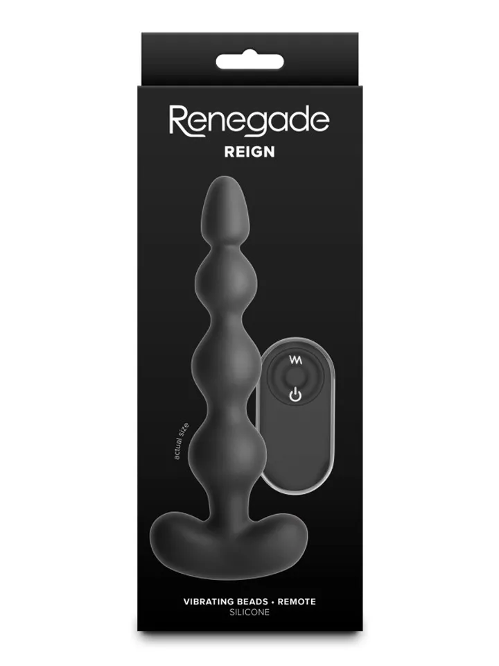 Renegade Reign Vibrating Anal Beads - Vibrējošs anālais spraudnis 3 [full]