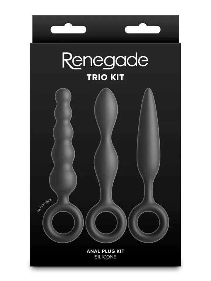 Renegade Trio Kit Silicone Anal Plug Set - Anālā spraudņa komplekts 3 [full]