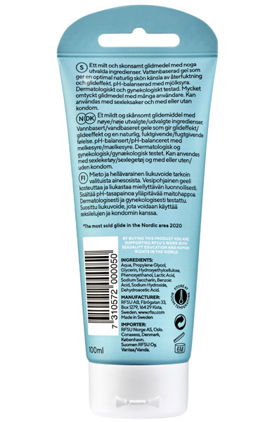 RFSU Klick Natural Glide 100ml - Lubrikants uz ūdens bāzes 2