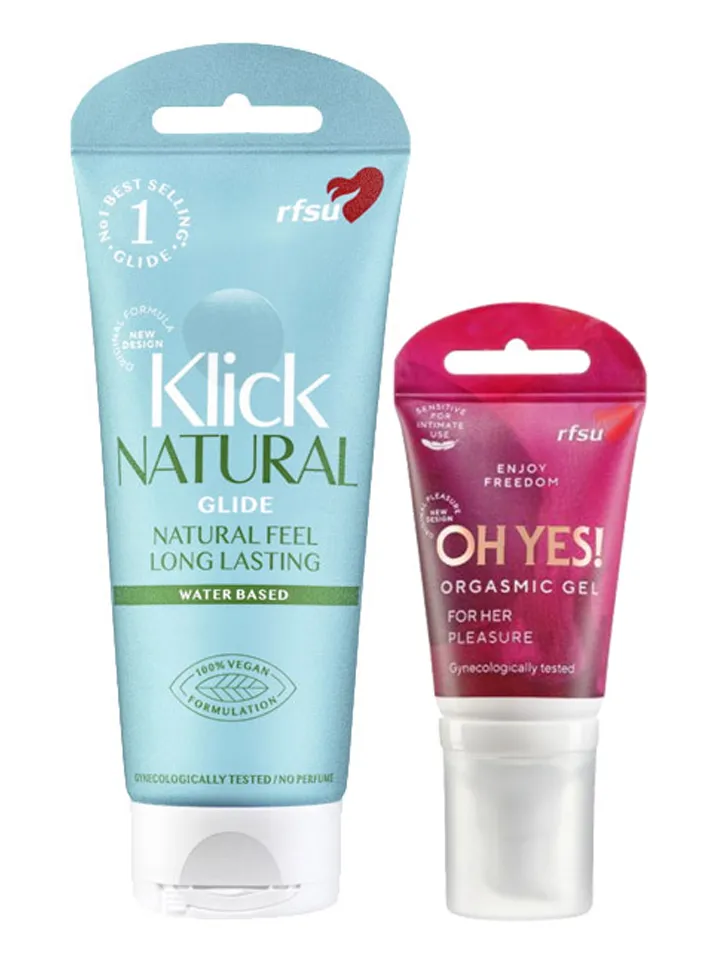 RFSU Oh Yes Orgasm Gel + Klick Natural Glide 100ml - Piedāvājumi 1 [full]