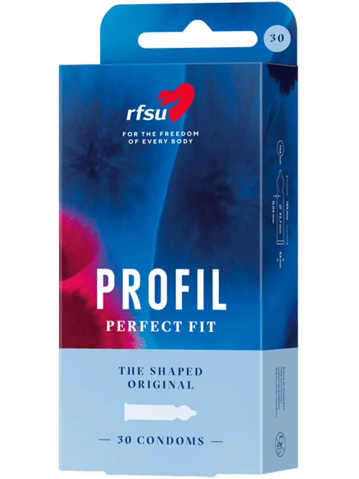RFSU Profil Kondomer 30-pack - Prezervatīvi 1