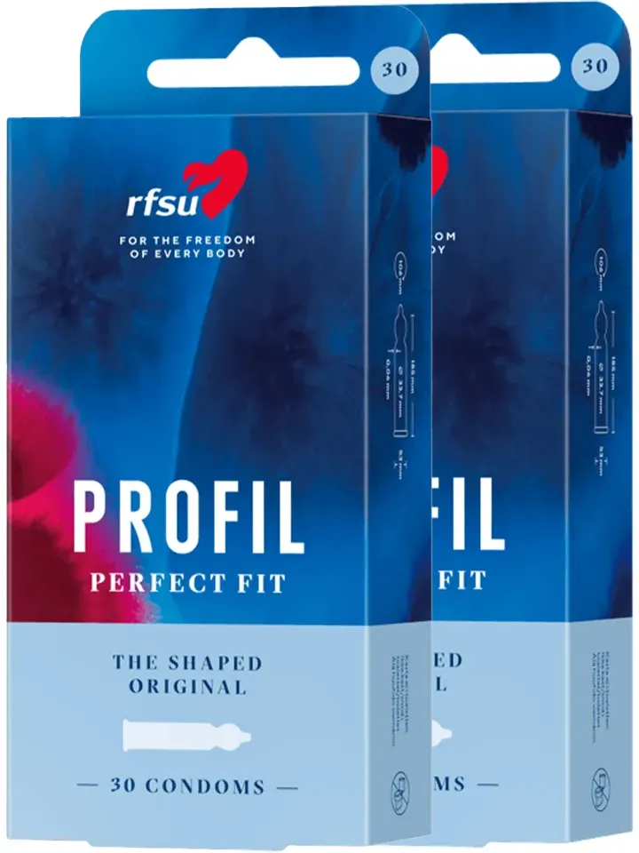 RFSU Profil Kondomer 60-pack - Prezervatīvi lielā iepakojumā 1