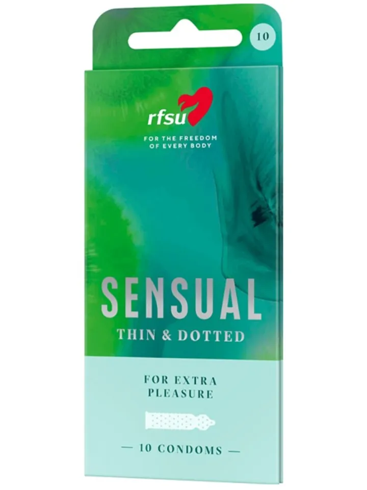 RFSU Sensual (Näkken) Kondomer 10-pack - Teksturēti prezervatīvi 1