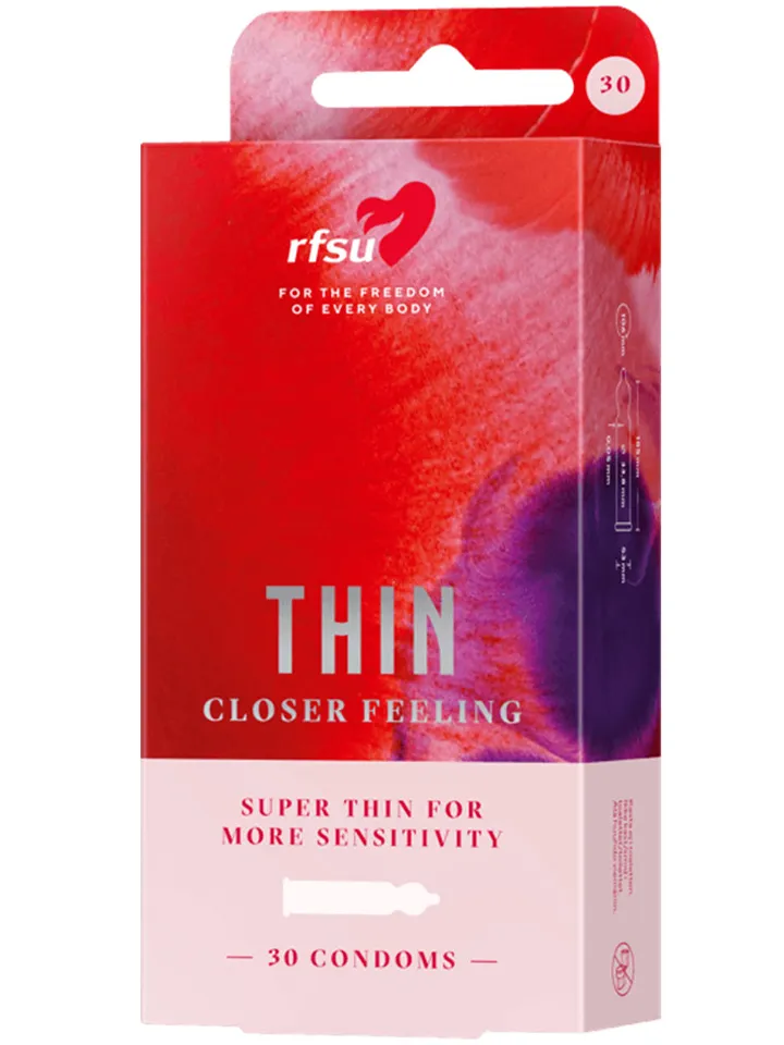 RFSU Thin Kondomer 30-pack - Plāni prezervatīvi 1