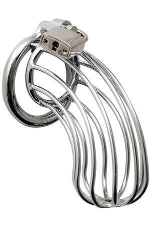 Rimba Male Chastity Device With Padlock - Šķīstības būris 1