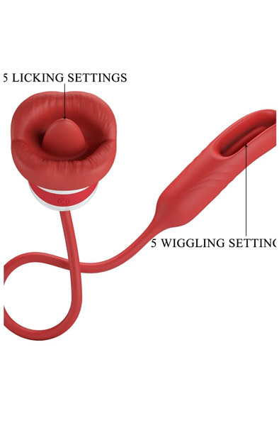Romance Alyss Red Mouth Vibrator - Vibrators 2